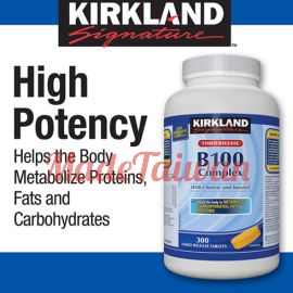 Kirkland Signature B100 Complex Tablets 300count