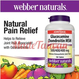 webber naturals Glucosamine Chondroitin & MSM 150 Tablets