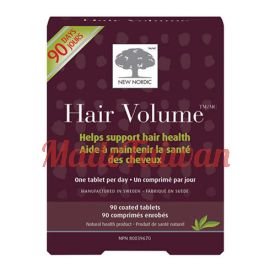 New Nordic Hair Volume Coated Tablets. 90-count