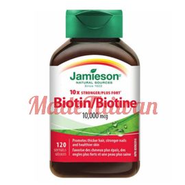 Jamieson Biotin 10,000MCG 120 Softgels