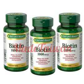 Nature’s Bounty Biotin 1000 mcg 3 x 100tablets