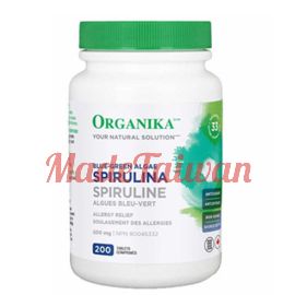 Organika Spirulina 500mg 200 Tablets