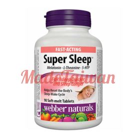 webber naturals Super Sleep Soft Melt Tablets 90count