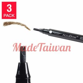 Mistura Accubrow Eyebrow Pen with Trident Tip 3-pack