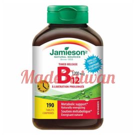 Jamieson Timed Release Vitamin B12 1200 mcg 190 tablets