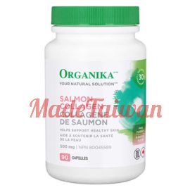 Organika Salmon Collagen 500 mg 90 Capsules