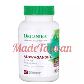 Organika Ashwagandha Sleep Aid 60 vegetarian capsules