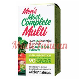 webber naturals Men’s Most Complete Multi 90 vegetarian caps