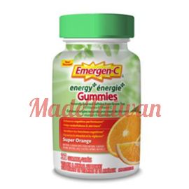 Emergen-C Energy+ Gummies Super Orange 32ct