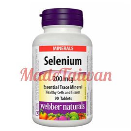 webber naturals Selenium 90 Tablets