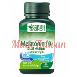 Adrien Gagnon Melatonin 10mg Dual Action Extra-Strength 60 tabs