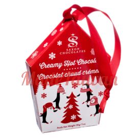 Saxon Creamy Hot Chocolate Chalet Ornament Box 28g