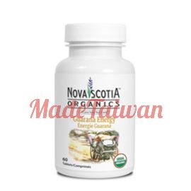 Nova Scotia Organics Guarana Energy 60 Tablets