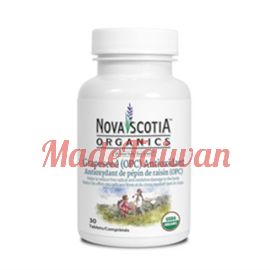 Nova Scotia Organics Grapeseed OPC Antioxidant 30 Tablets