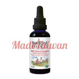 Nova Scotia Organics Milk Thistle Dandelion Tincture 50 ml