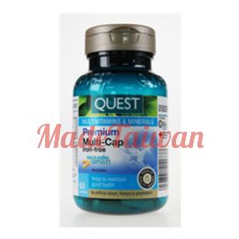 Quest for Health - Canadian Premium Multi-Cap Iron-Free 60 caps