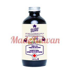 SURO Organic elderberry syrup for kids 118 ml