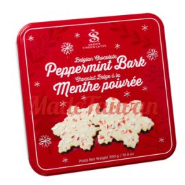 Saxon Bark Chocolates peppermint snowflakes 12 x 25g