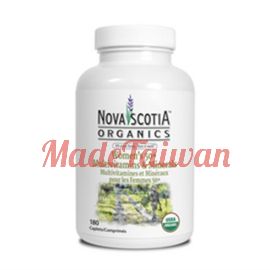 Nova Scotia Organics Women's 50+ Multi & Min 180 Caplets