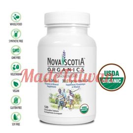 Nova Scotia Organics Kid's Multivitamins & Minerals 120 Caps