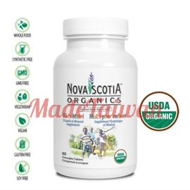 Nova Scotia Organics Kid's Multivitamins & Minerals 60 Caps