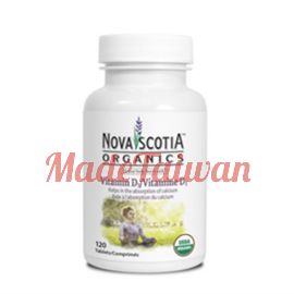 Nova Scotia Organics Vitamin D3 (120 Tablets)