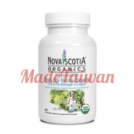 Nova Scotia Organics Pre & Pro Biotics 60 Chewable Tab